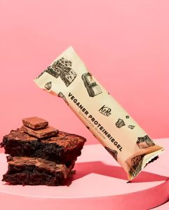 Barrita De Proteína Vegana Sabor a Brownie