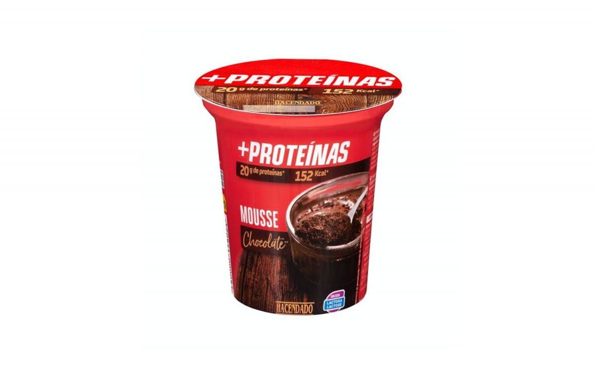 Mousse +Proteínas sabor chocolate de Mercadona: un snack para toda la familia