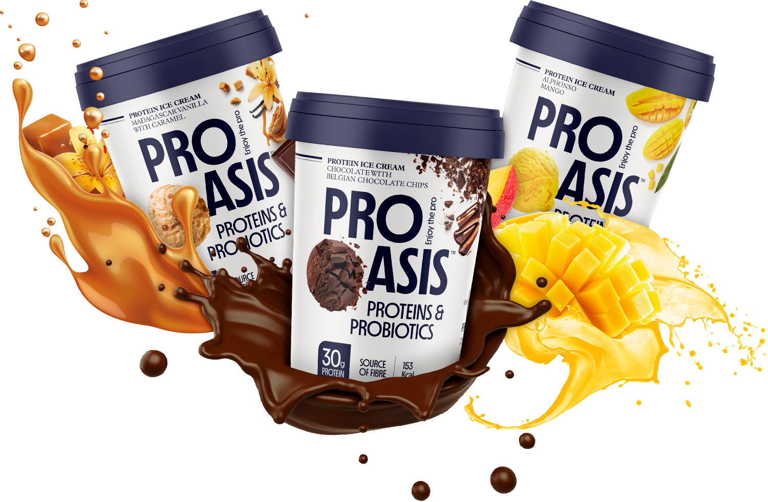 Helado proteico Proasis con probióticos: la combinación perfecta de salud y sabor