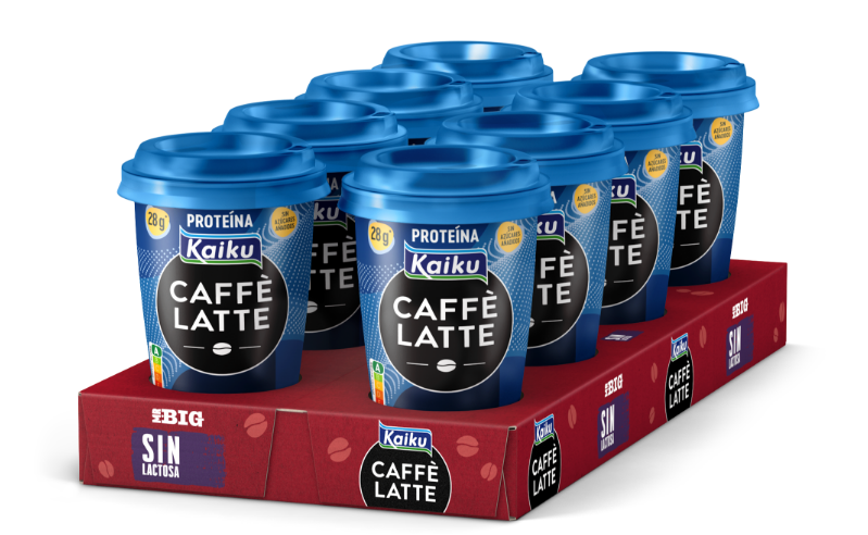 Caffè Latte Proteina Kaiku: listo para tomar