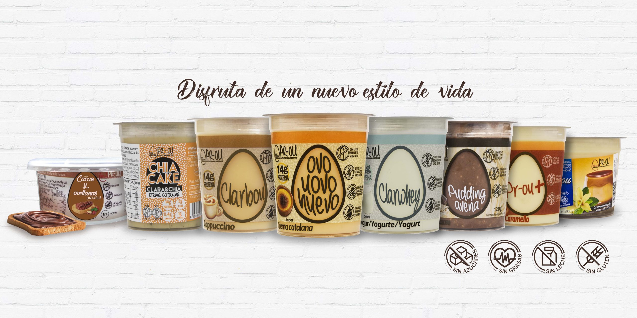 Flanes Proteicos de Clara de Huevo Pr-Ou