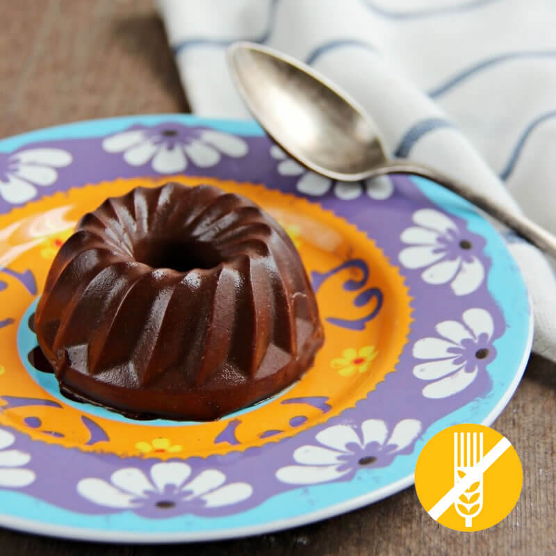 Flan Hiperproteico de Chocolate sin Cocción Minci Délice