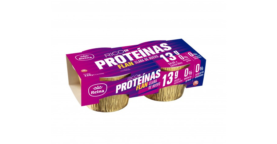 Reina: Flan de Huevo Rico en Proteínas